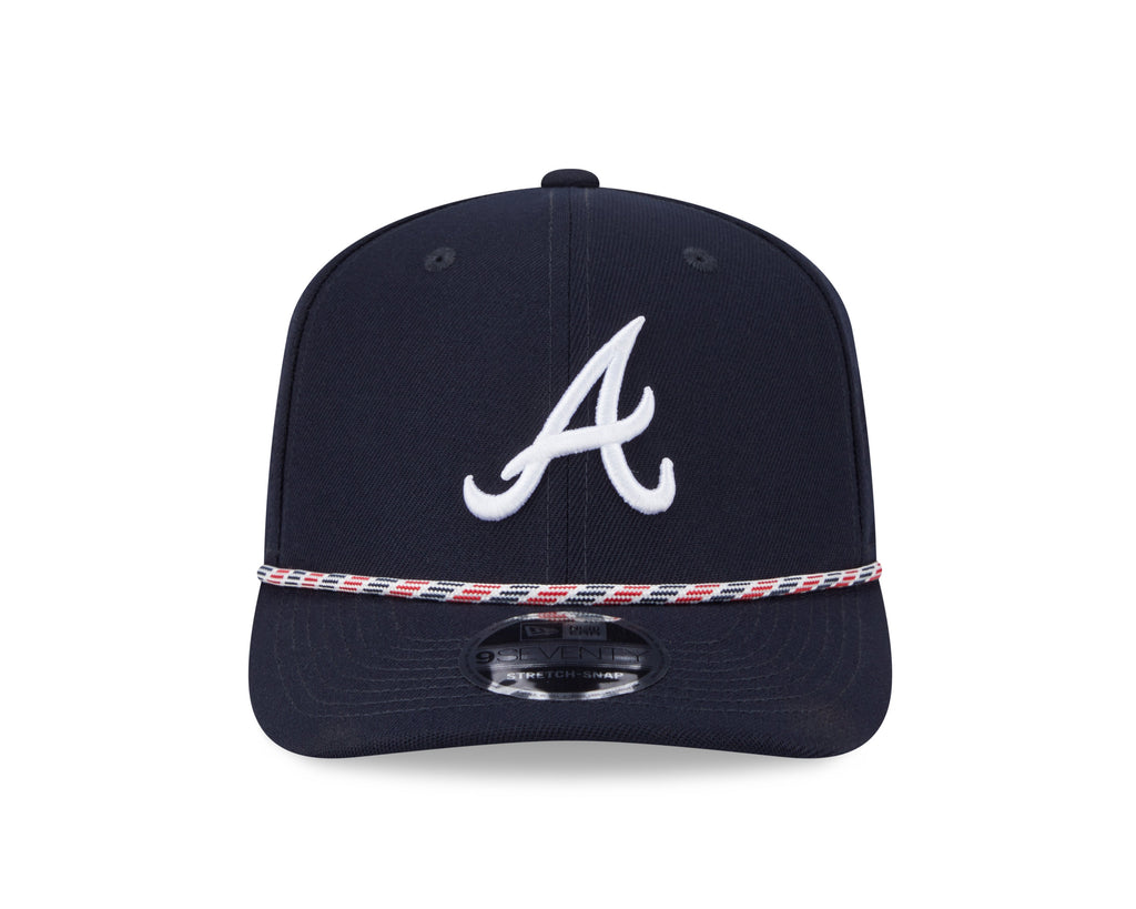 Atlanta Braves MLB New Era Men Navy 9Seventy Multi Rope Snapback product image 3, provided for visual reference and product