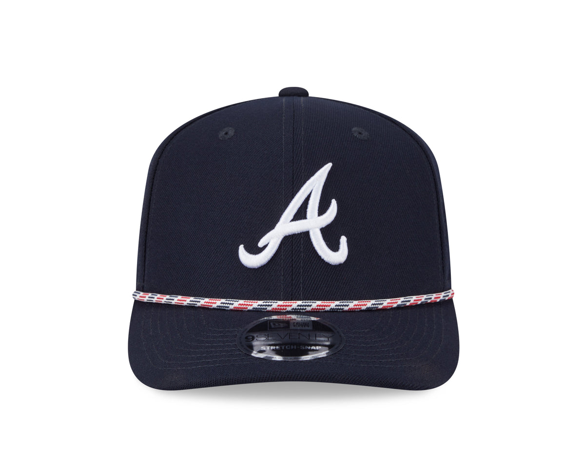 Atlanta Braves MLB New Era Men Navy 9Seventy Multi Rope Snapback product image 3, provided for visual reference and product