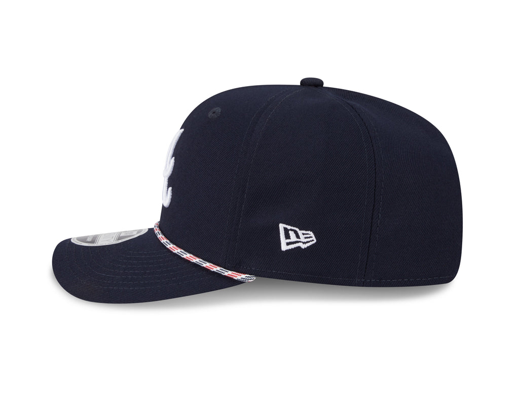 Atlanta Braves MLB New Era Men Navy 9Seventy Multi Rope Snapback product image 4, provided for visual reference and product