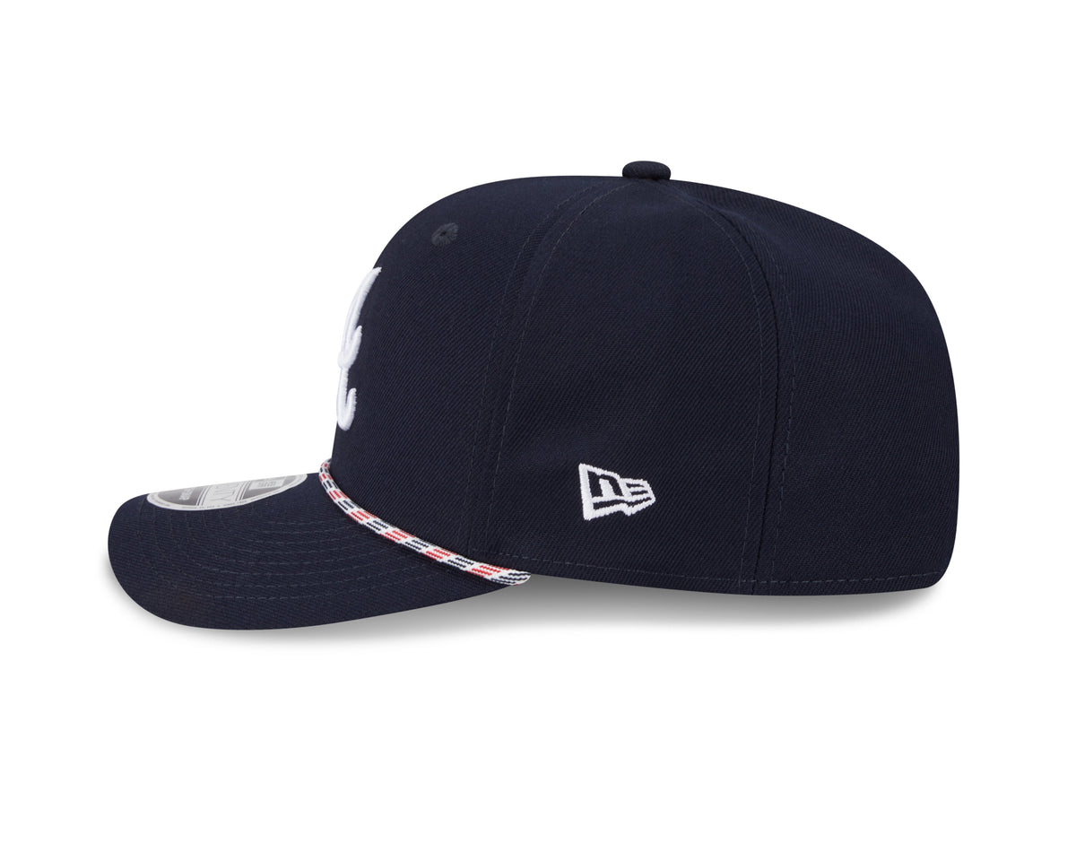 Atlanta Braves MLB New Era Men Navy 9Seventy Multi Rope Snapback product image 4, provided for visual reference and product