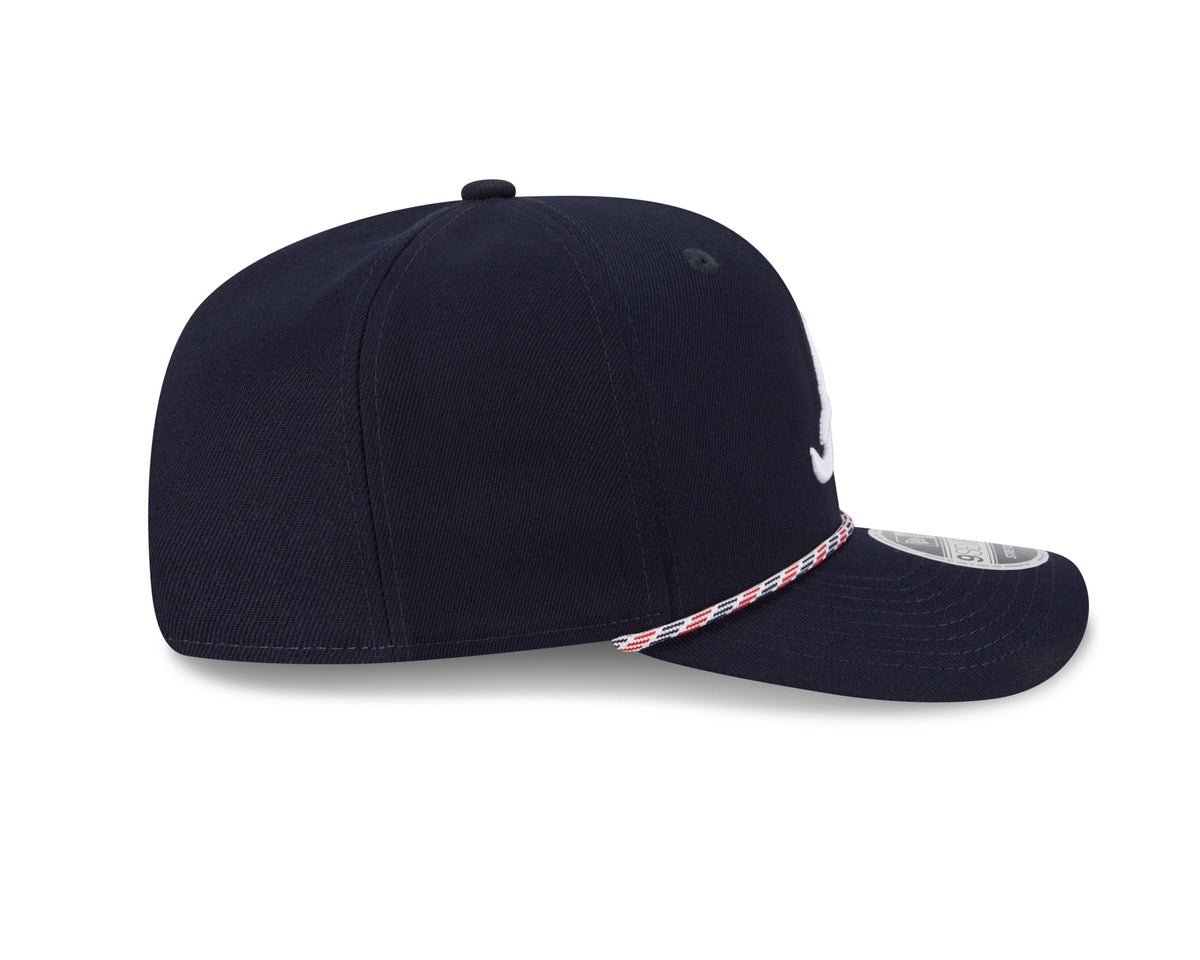 Atlanta Braves MLB New Era Men Navy 9Seventy Multi Rope Snapback product image 6, provided for visual reference and product