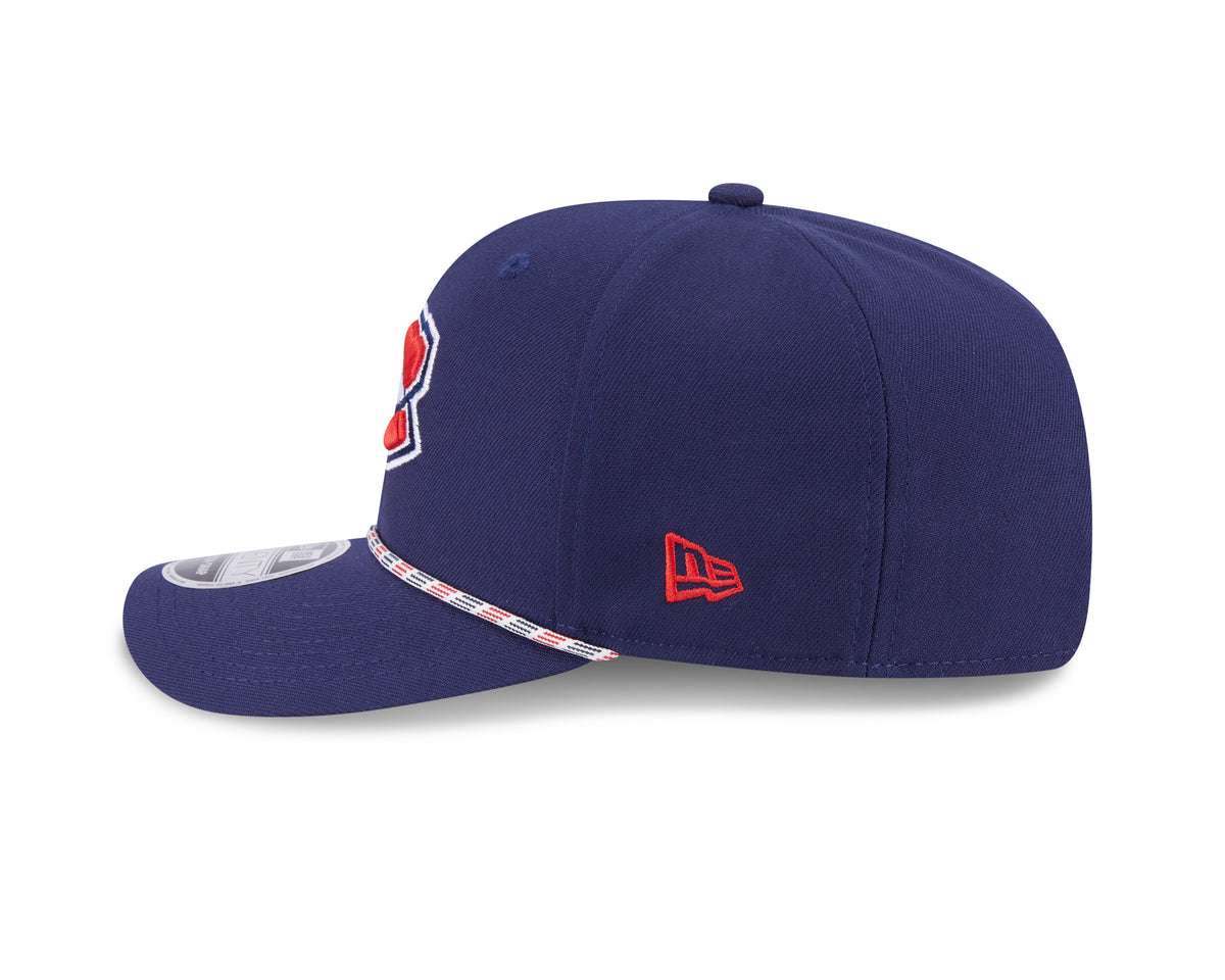 Montreal Canadiens NHL New Era Men Navy 9Seventy Multi-Rope Stretch Snapback Hat product image 6, provided for visual