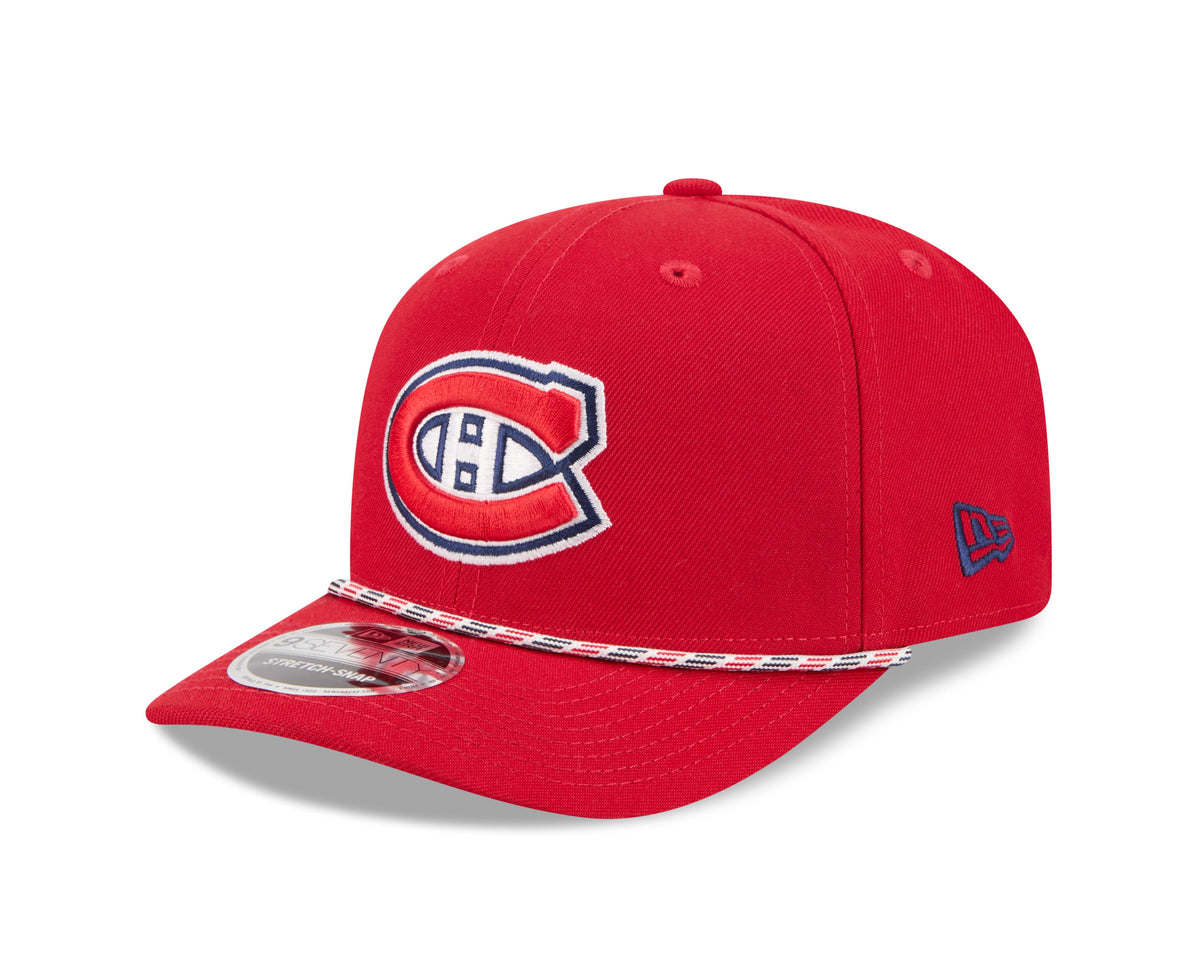 Montreal Canadiens NHL New Era Men Red 9Seventy Multi-Rope Stretch Snapback Hat product image 1, provided for visual