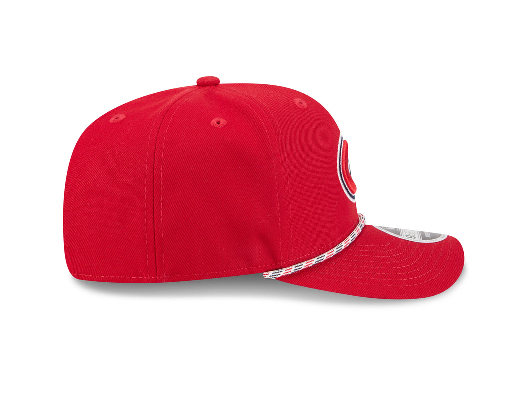 Montreal Canadiens NHL New Era Men Red 9Seventy Multi-Rope Stretch Snapback Hat product image 7, provided for visual