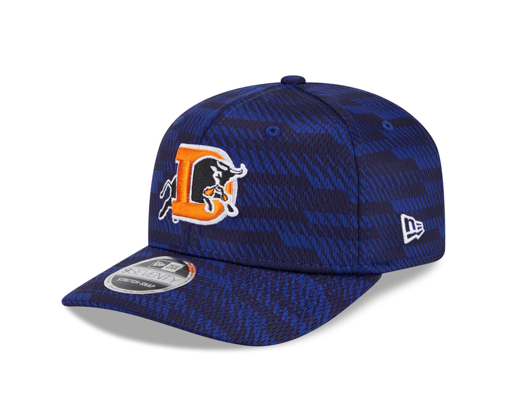 Durham Bulls MiLB New Era Men Blue 9Seventy 2025 Team Color Snapback product image 1, provided for visual reference and