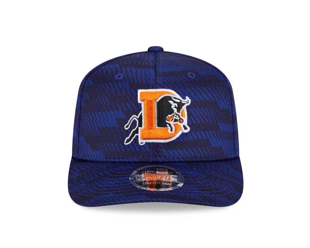 Durham Bulls MiLB New Era Men Blue 9Seventy 2025 Team Color Snapback product image 4, provided for visual reference and