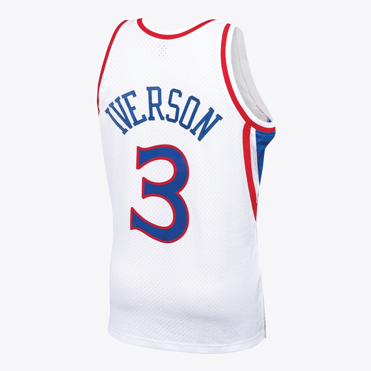 Allen Iverson Philadelphia 76ers 1996 Swingman White Jersey product image 3