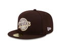 San Diego Padres MLB New Era Men Brown 59Fifty Alternate Logo Fitted Hat product image 1, provided for visual reference and