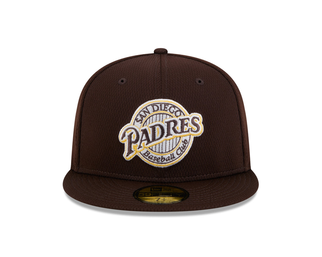 San Diego Padres MLB New Era Men Brown 59Fifty Alternate Logo Fitted Hat product image 6, provided for visual reference and