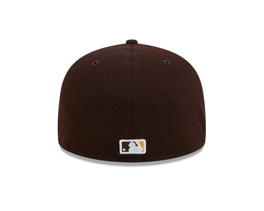San Diego Padres MLB New Era Men Brown 59Fifty Alternate Logo Fitted Hat product image 2, provided for visual reference and