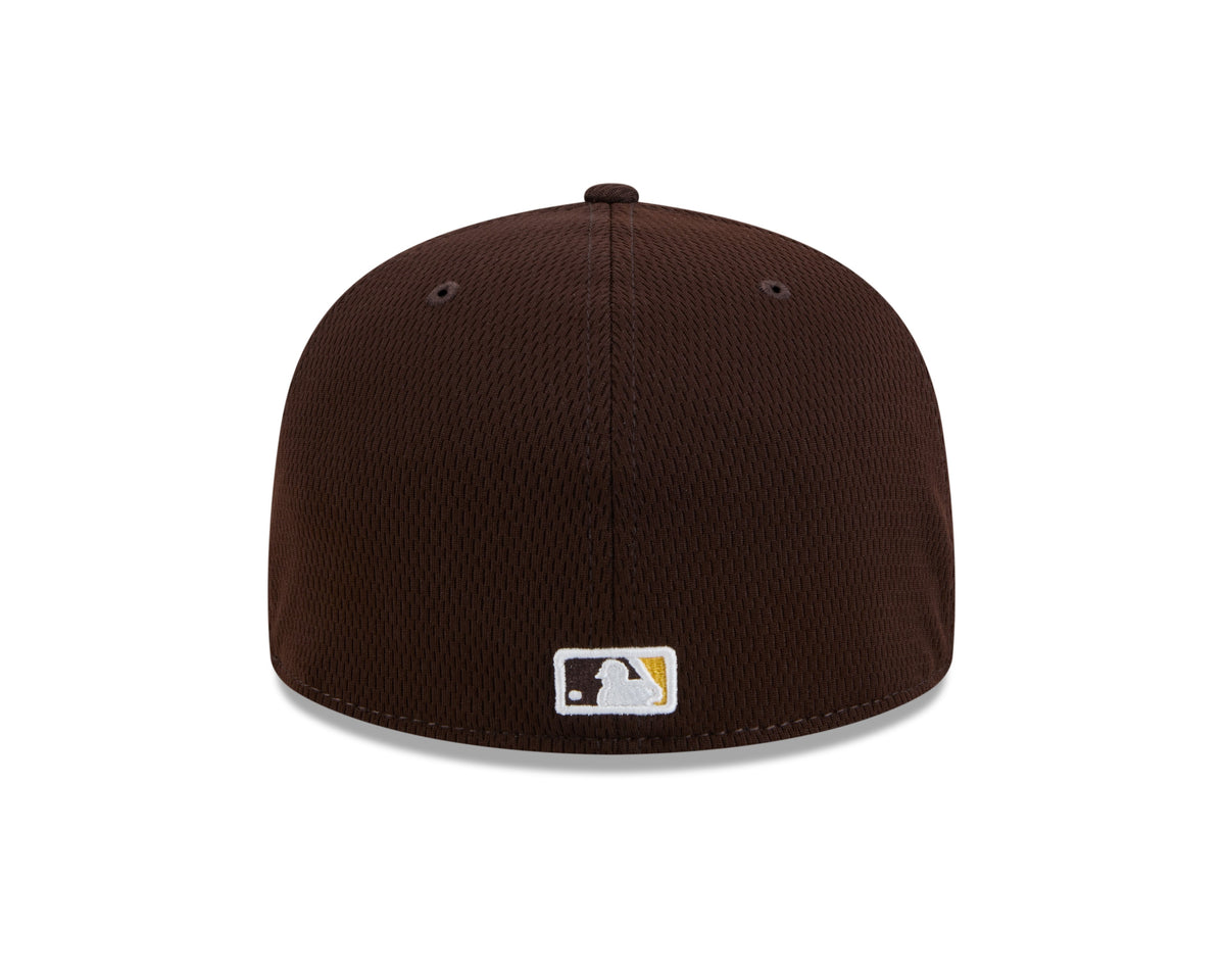 San Diego Padres MLB New Era Men Brown 59Fifty Alternate Logo Fitted Hat product image 2, provided for visual reference and