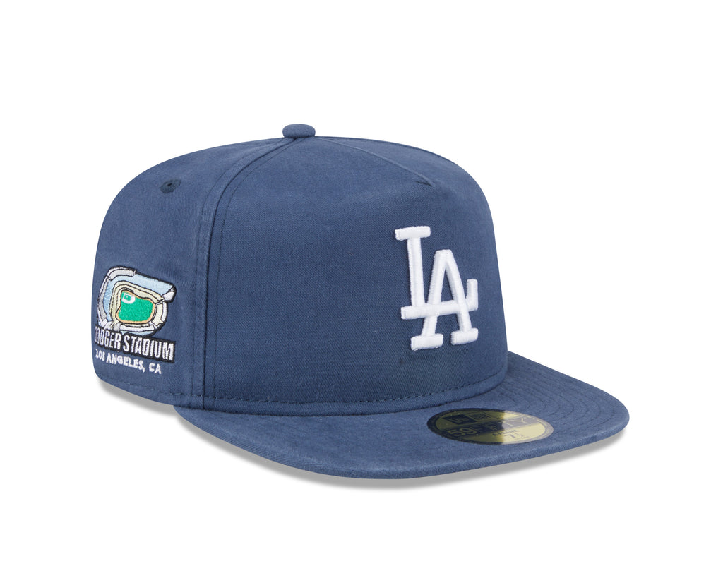 Los Angeles Dodgers MLB New Era Men Dark Blue 59Fifty A-Frame Championship Side Flag product image 4, provided for visual