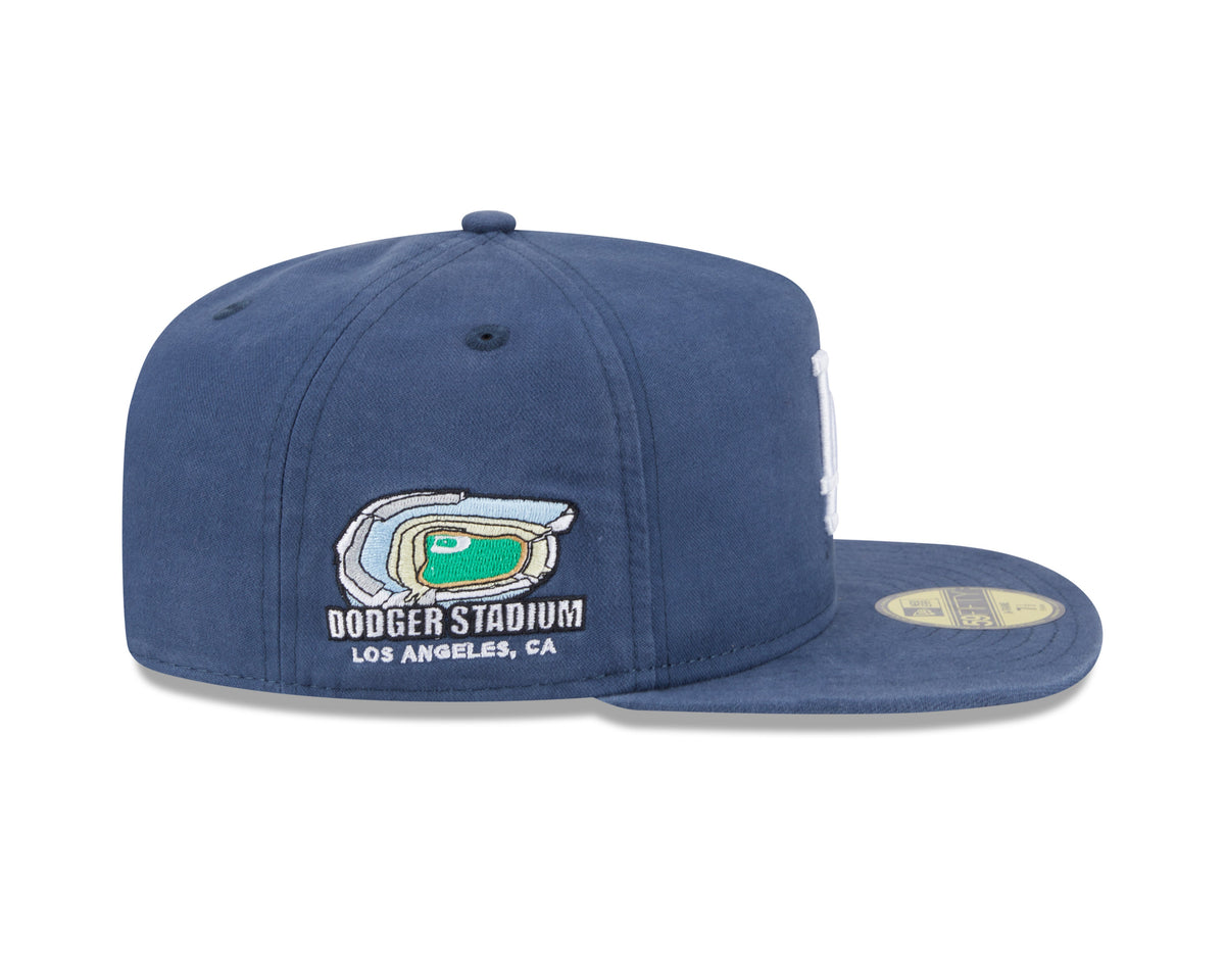 Los Angeles Dodgers MLB New Era Men Dark Blue 59Fifty A-Frame Championship Side Flag product image 6, provided for visual