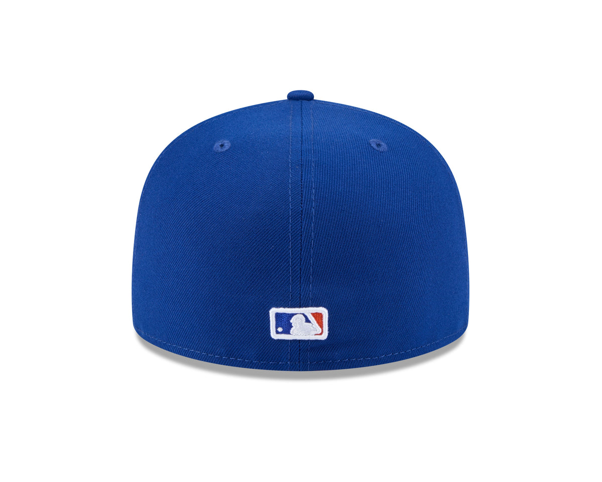 New York Mets MLB New Era Men Royal Blue 59Fifty State Stitch Fitted Hat product image 7, provided for visual reference and