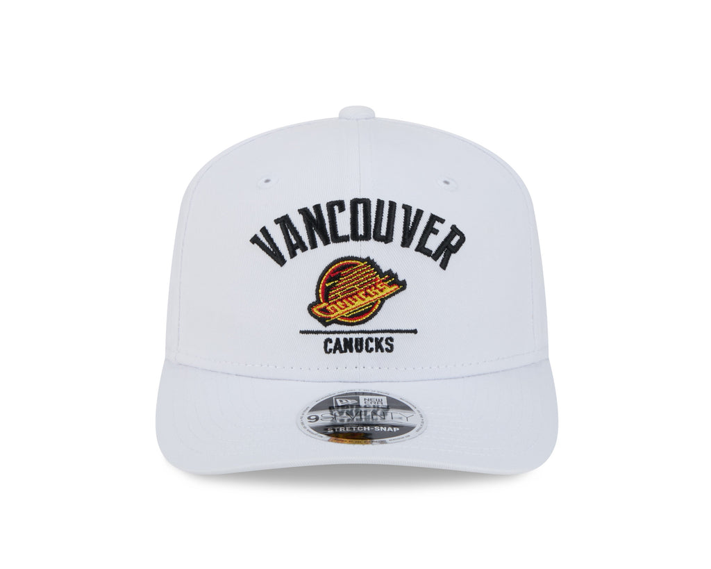 Vancouver Canucks NHL New Era Men White 9Seventy Alternative Snapback Hat product image 6, provided for visual reference and