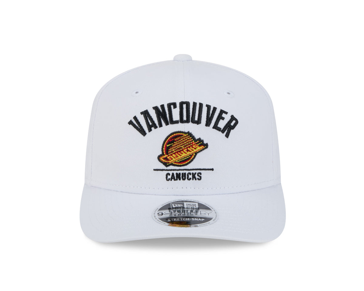 Vancouver Canucks NHL New Era Men White 9Seventy Alternative Snapback Hat product image 6, provided for visual reference and