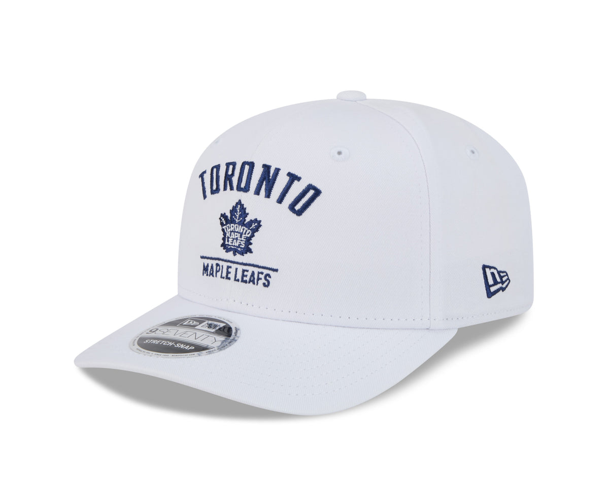 Toronto Maple Leafs NHL New Era Men White 9Seventy Snapback Hat product image 1, provided for visual reference and product
