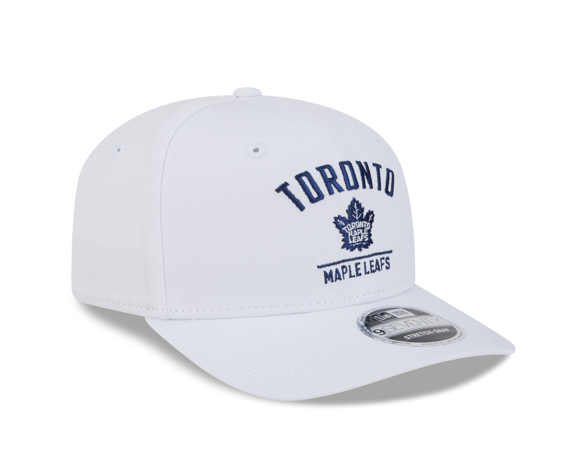 Toronto Maple Leafs NHL New Era Men White 9Seventy Snapback Hat product image 5, provided for visual reference and product