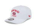 Montreal Canadiens NHL New Era Men White 9Seventy Snapback Hat product image 1, provided for visual reference and product