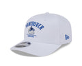 Vancouver Canucks NHL New Era Men White 9Seventy Snapback Hat product image 1, provided for visual reference and product