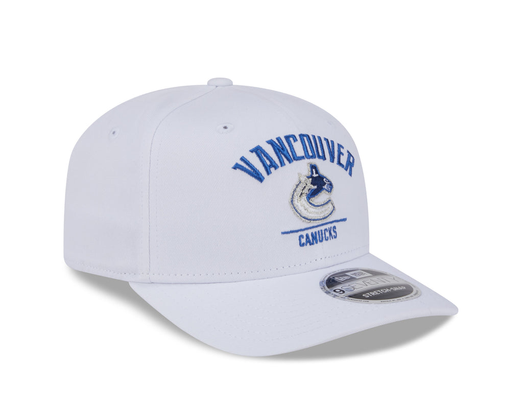 Vancouver Canucks NHL New Era Men White 9Seventy Snapback Hat product image 5, provided for visual reference and product