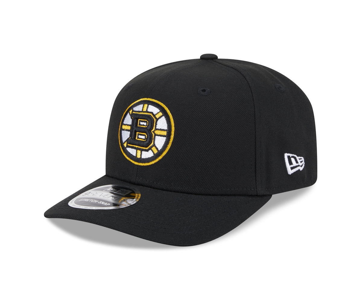 Boston Bruins NHL New Era Men Black 9Seventy Team Color Snapback Hat product image 1, provided for visual reference and