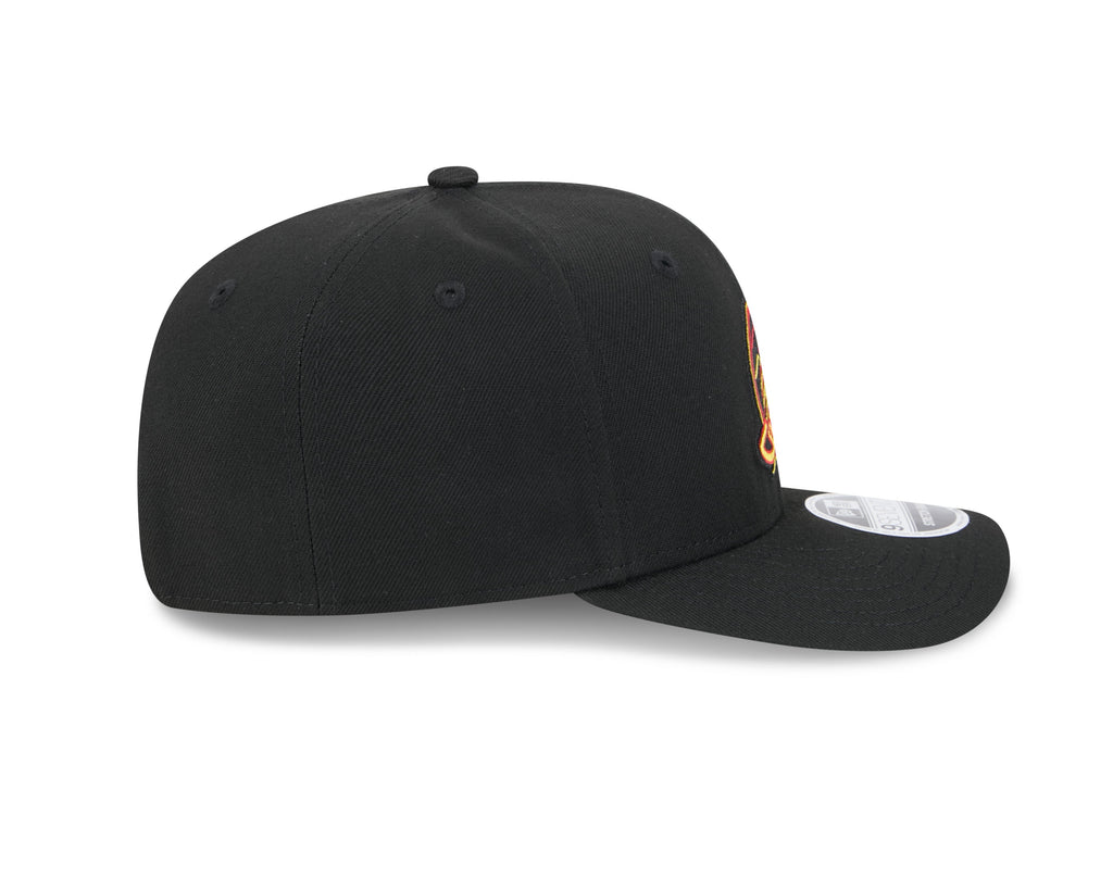 Vancouver Canucks NHL New Era Men Black 9Seventy Team Color Snapback Hat product image 7, provided for visual reference and