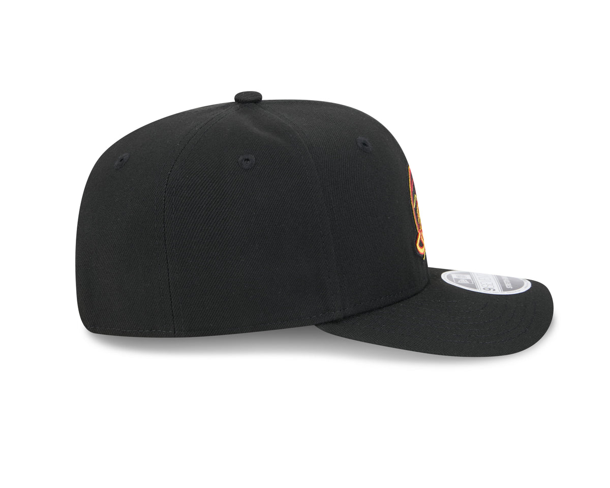 Vancouver Canucks NHL New Era Men Black 9Seventy Team Color Snapback Hat product image 7, provided for visual reference and