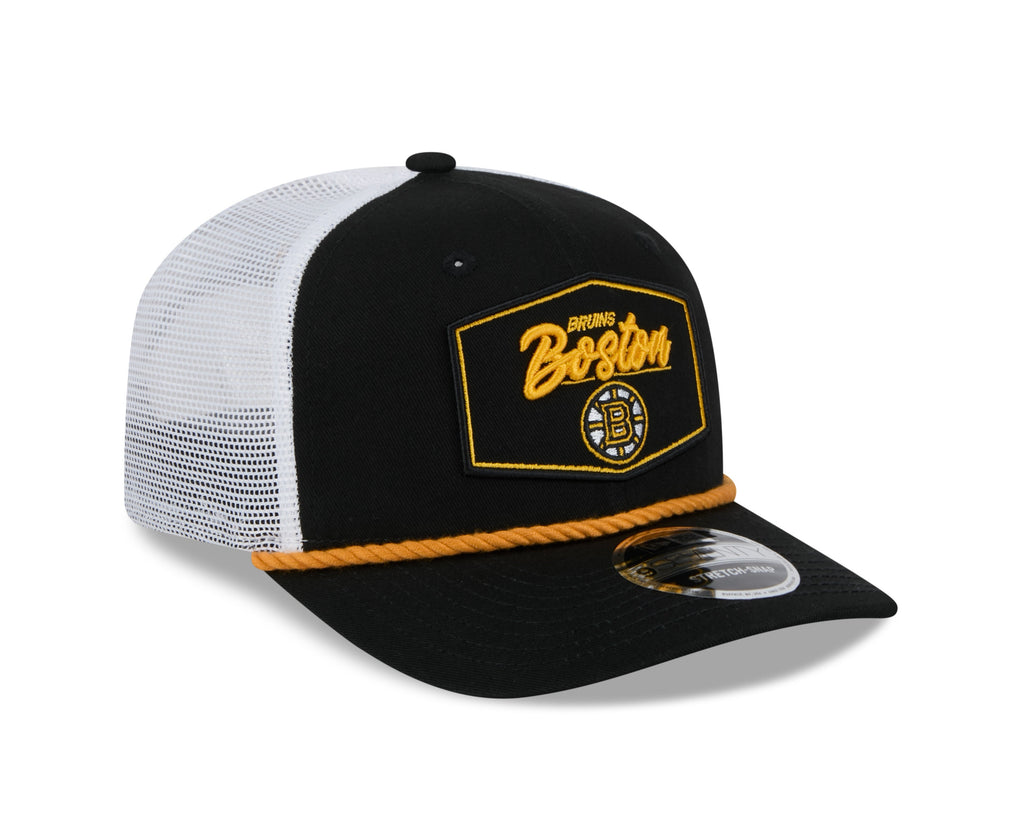 Boston Bruins NHL New Era Men Black 9Seventy Cord Snapback Hat product image 4, provided for visual reference and product
