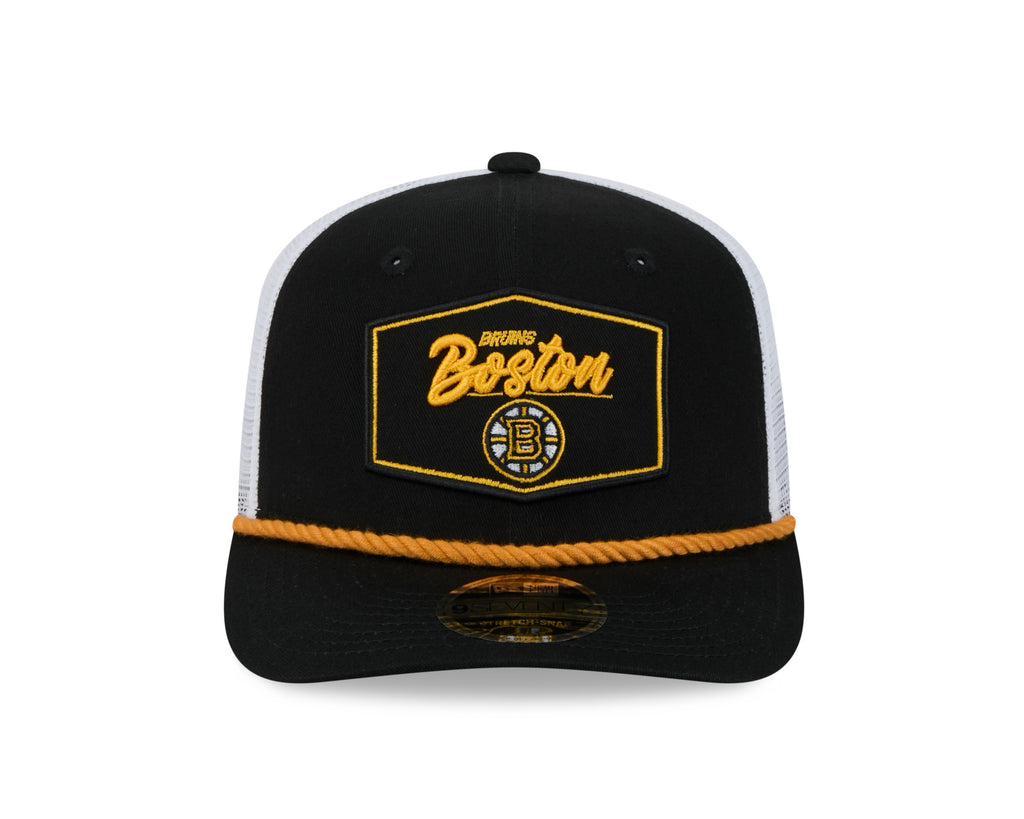 Boston Bruins NHL New Era Men Black 9Seventy Cord Snapback Hat product image 5, provided for visual reference and product