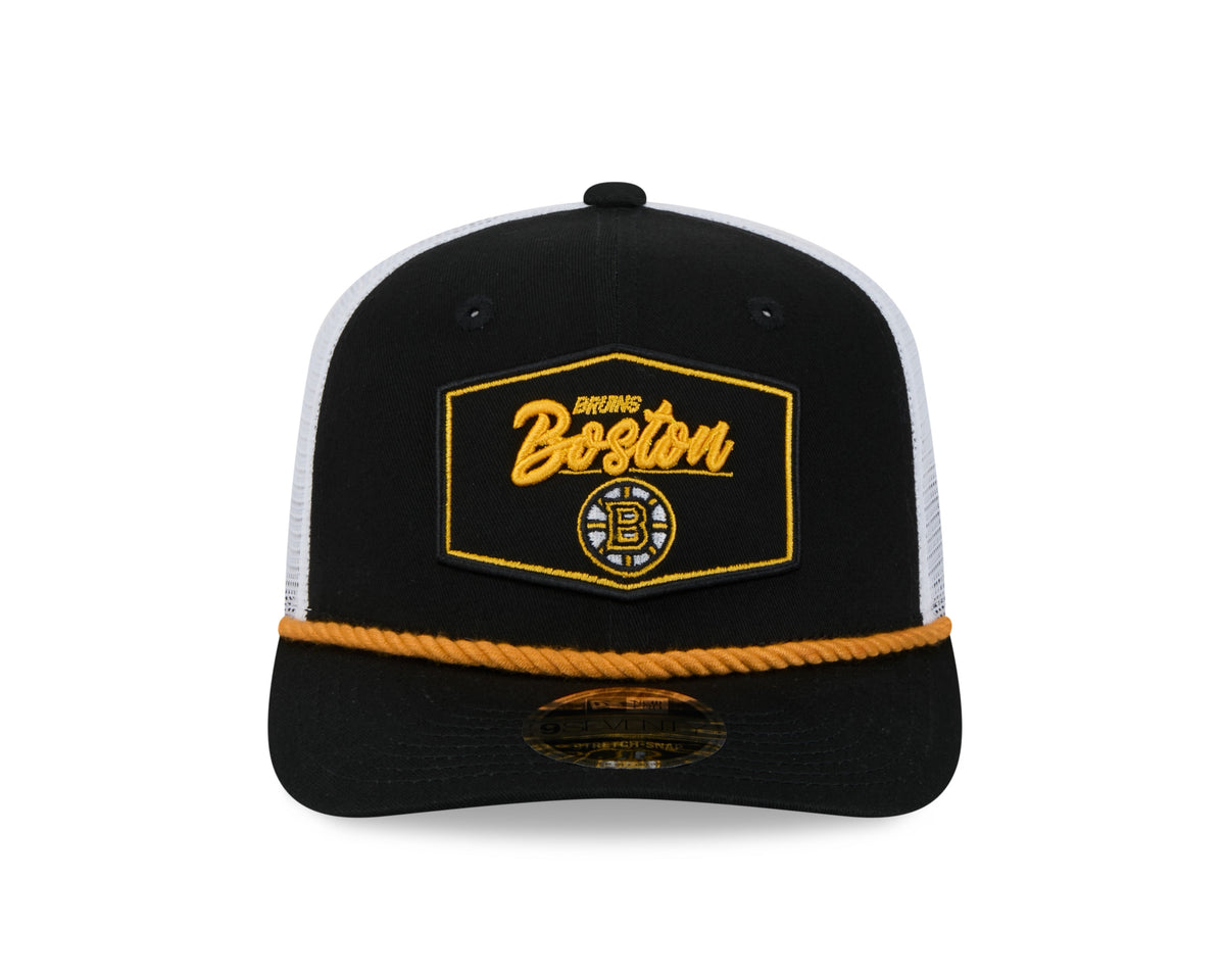 Boston Bruins NHL New Era Men Black 9Seventy Cord Snapback Hat product image 5, provided for visual reference and product
