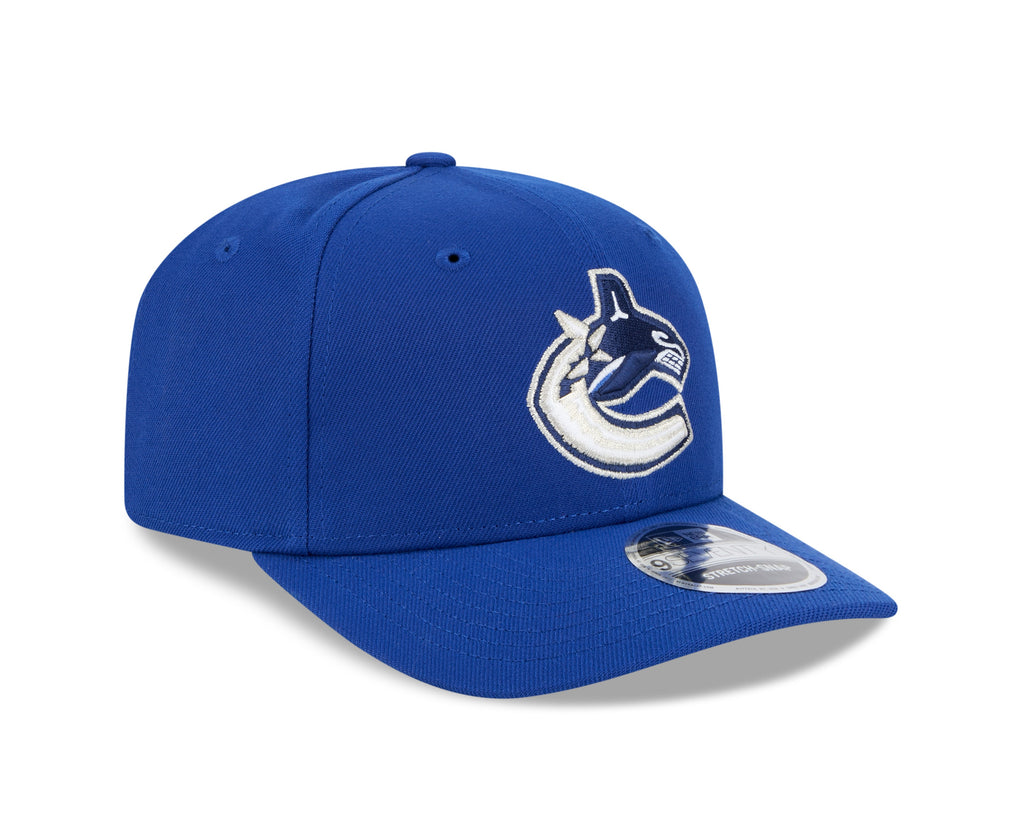 Vancouver Canucks NHL New Era Men Royal 9Seventy Team Color Snapback Hat product image 4, provided for visual reference and