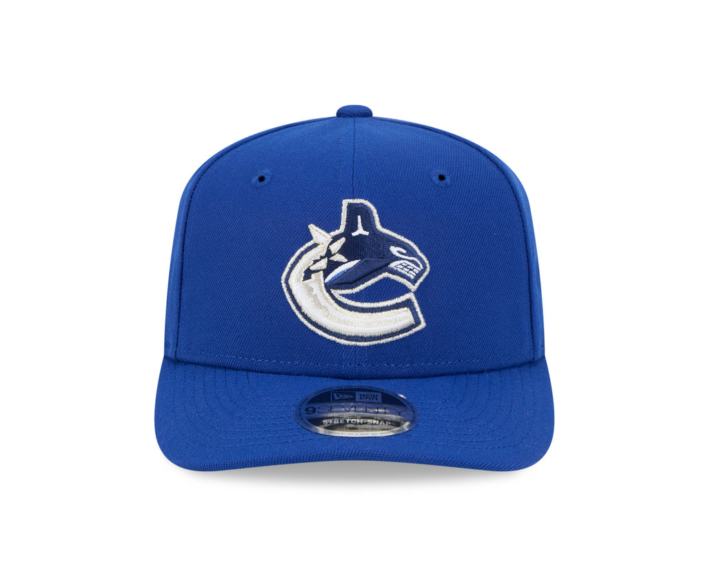 Vancouver Canucks NHL New Era Men Royal 9Seventy Team Color Snapback Hat product image 6, provided for visual reference and