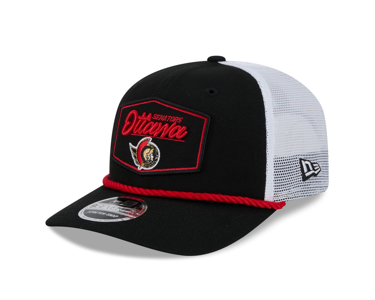 Ottawa Senators NHL New Era Men Black 9Seventy Cord Snapback Hat product image 1, provided for visual reference and product