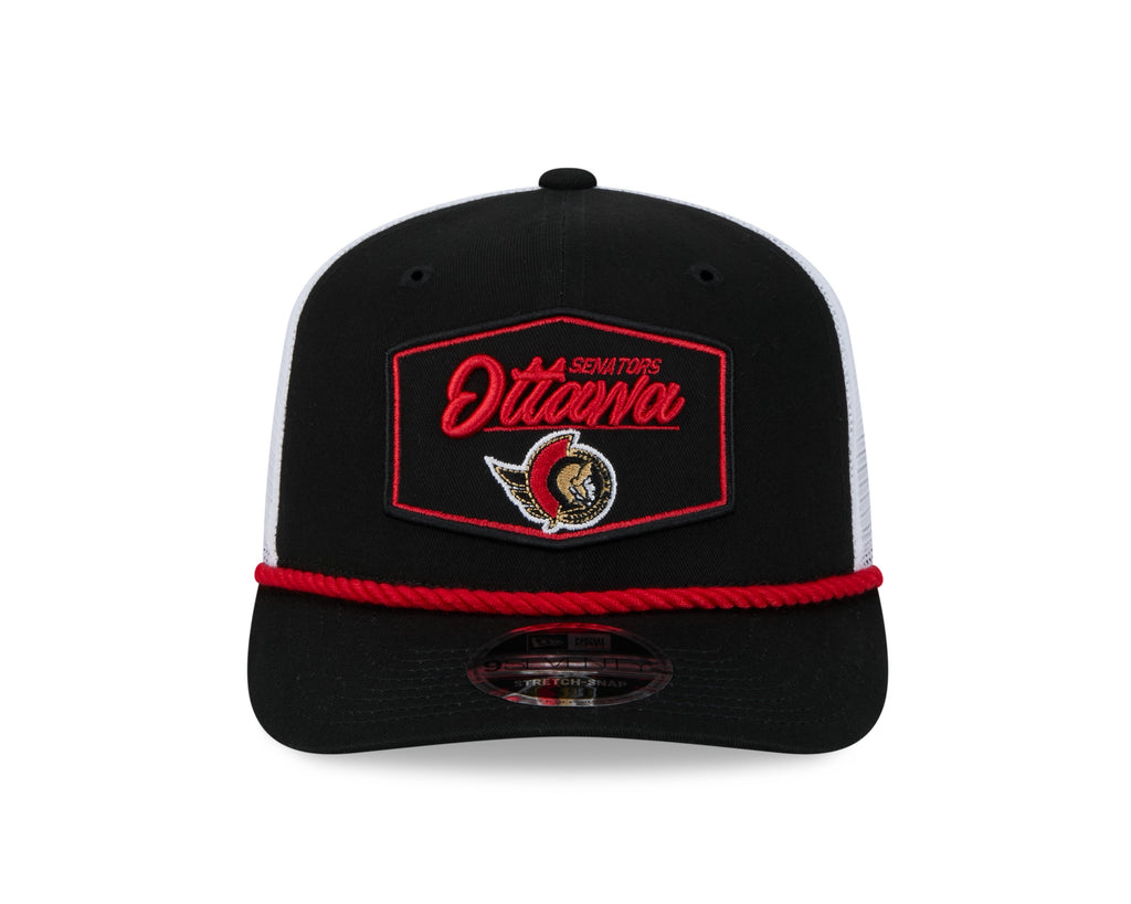 Ottawa Senators NHL New Era Men Black 9Seventy Cord Snapback Hat product image 7, provided for visual reference and product