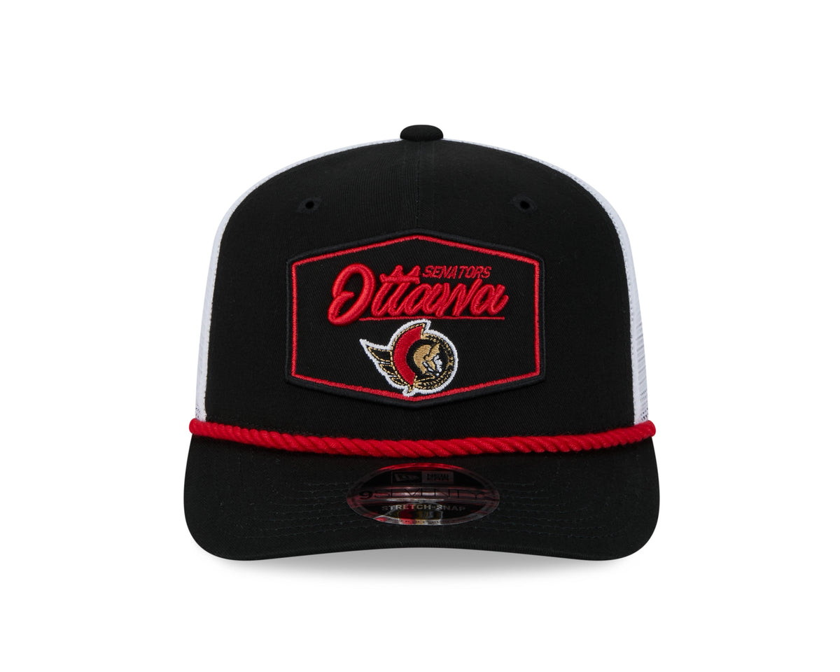Ottawa Senators NHL New Era Men Black 9Seventy Cord Snapback Hat product image 7, provided for visual reference and product