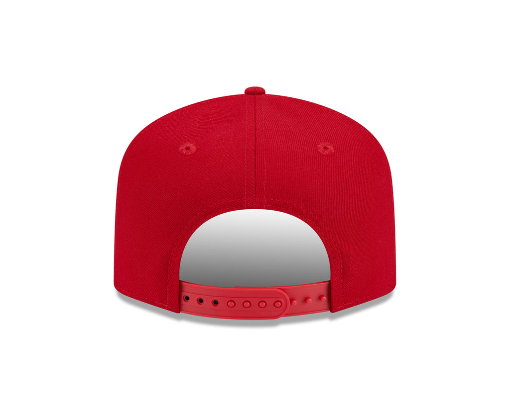 Florida Panthers NHL New Era Men Red 9FIfty Script A-Frame Snapback product image 2, provided for visual reference and