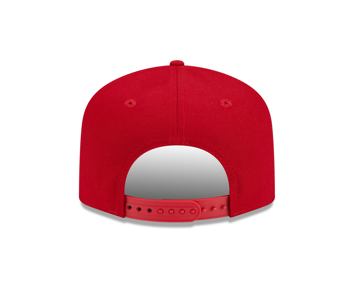 Florida Panthers NHL New Era Men Red 9FIfty Script A-Frame Snapback product image 2, provided for visual reference and