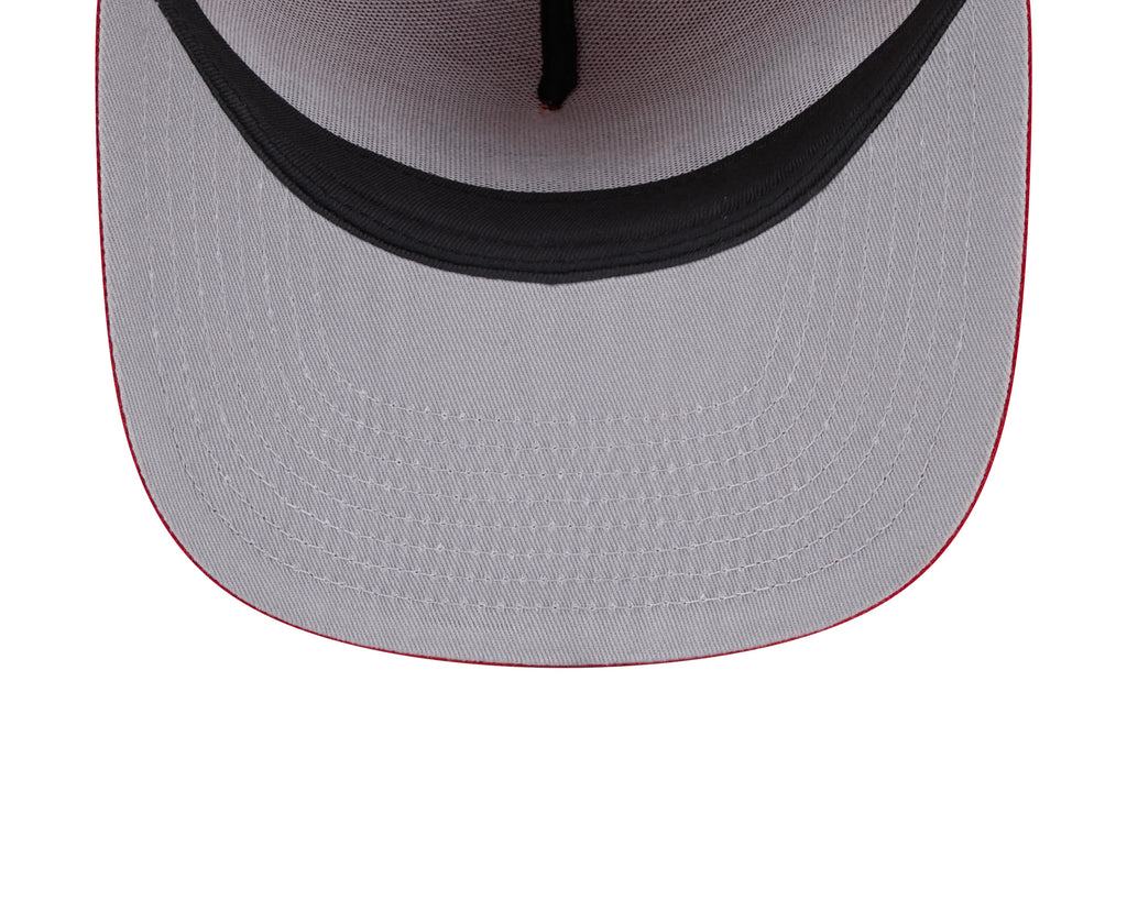 Florida Panthers NHL New Era Men Red 9FIfty Script A-Frame Snapback product image 4, provided for visual reference and