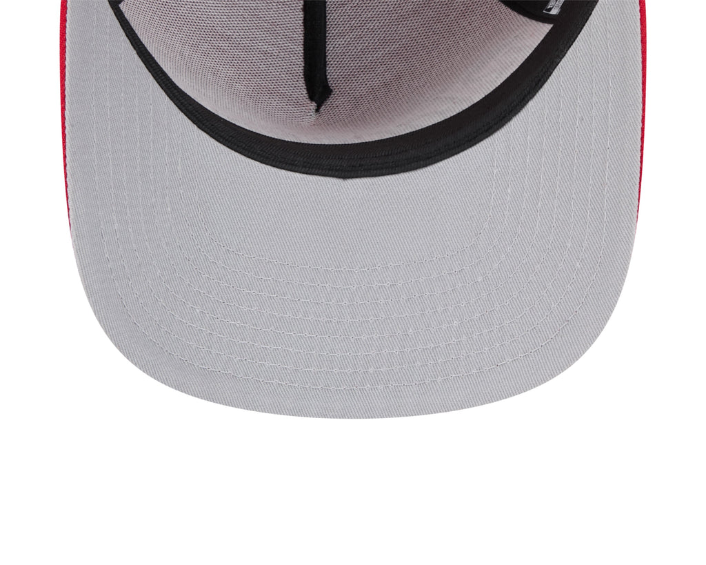 Chicago Blackhawks NHL New Era Men Red 9FIfty Script A-Frame Snapback product image 4, provided for visual reference and