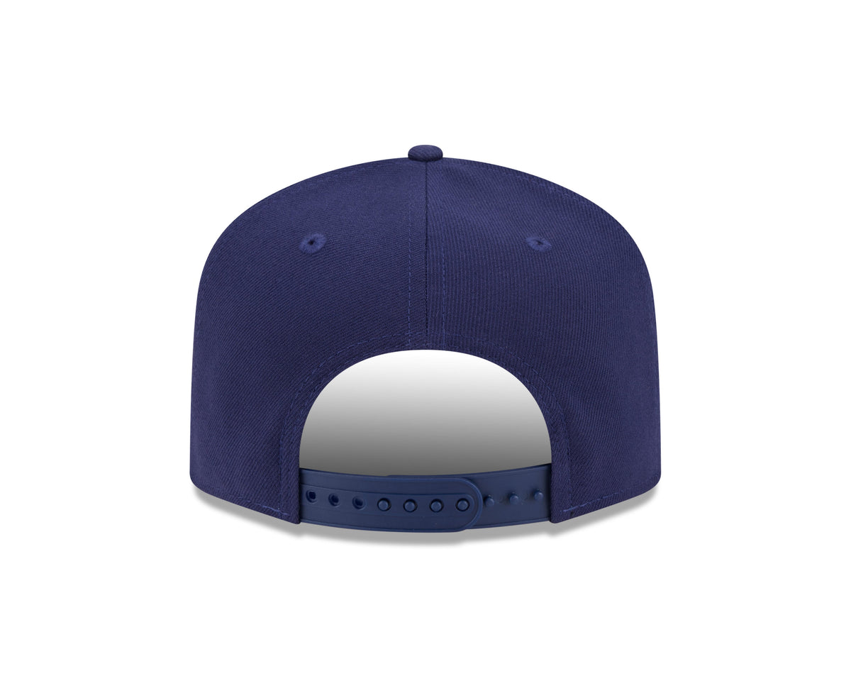 Nashville Predators NHL New Era Men Navy 9FIfty Script A-Frame Snapback product image 2, provided for visual reference and
