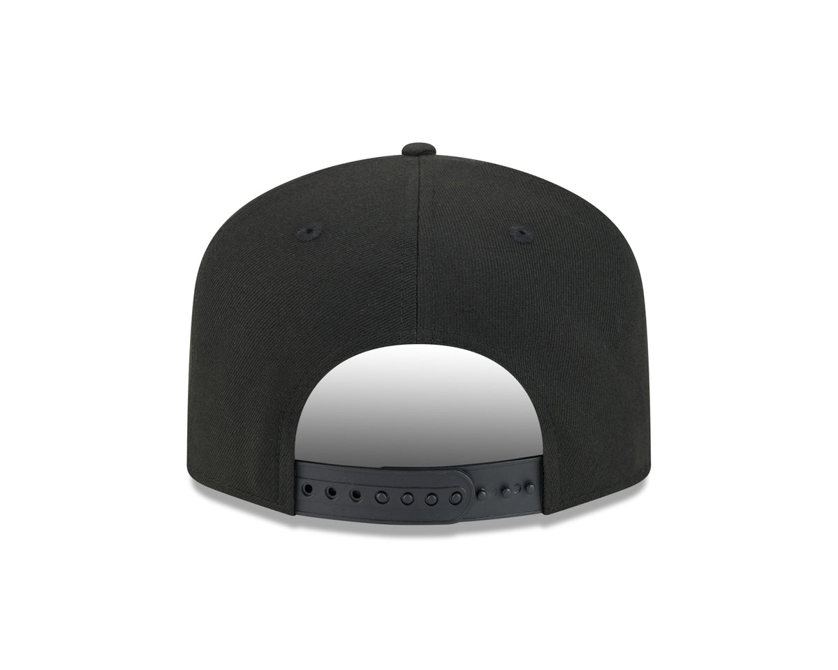 Philadelphia Flyers NHL New Era Men Black 9FIfty Script A-Frame Snapback product image 2, provided for visual reference and
