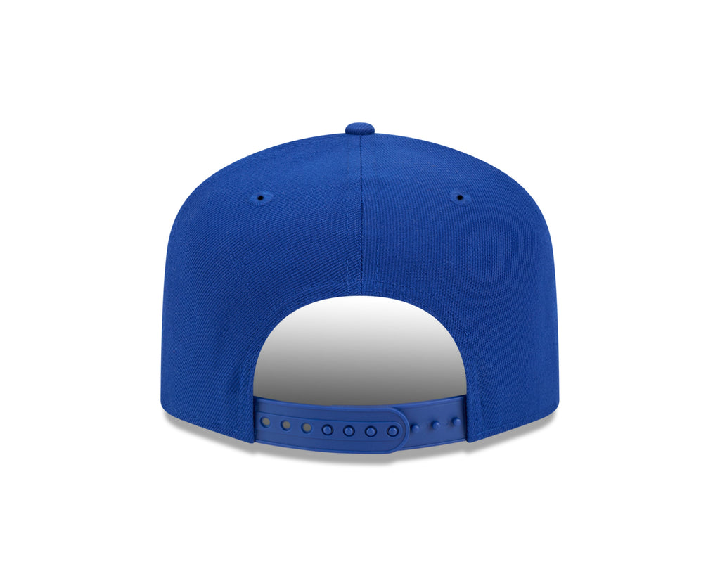New York Rangers NHL New Era Men Royal 9FIfty Script A-Frame Snapback product image 2, provided for visual reference and