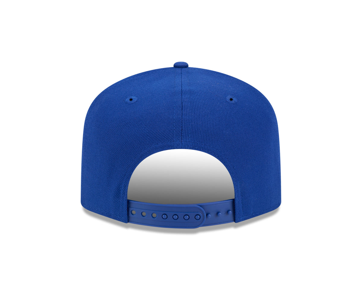 New York Rangers NHL New Era Men Royal 9FIfty Script A-Frame Snapback product image 2, provided for visual reference and