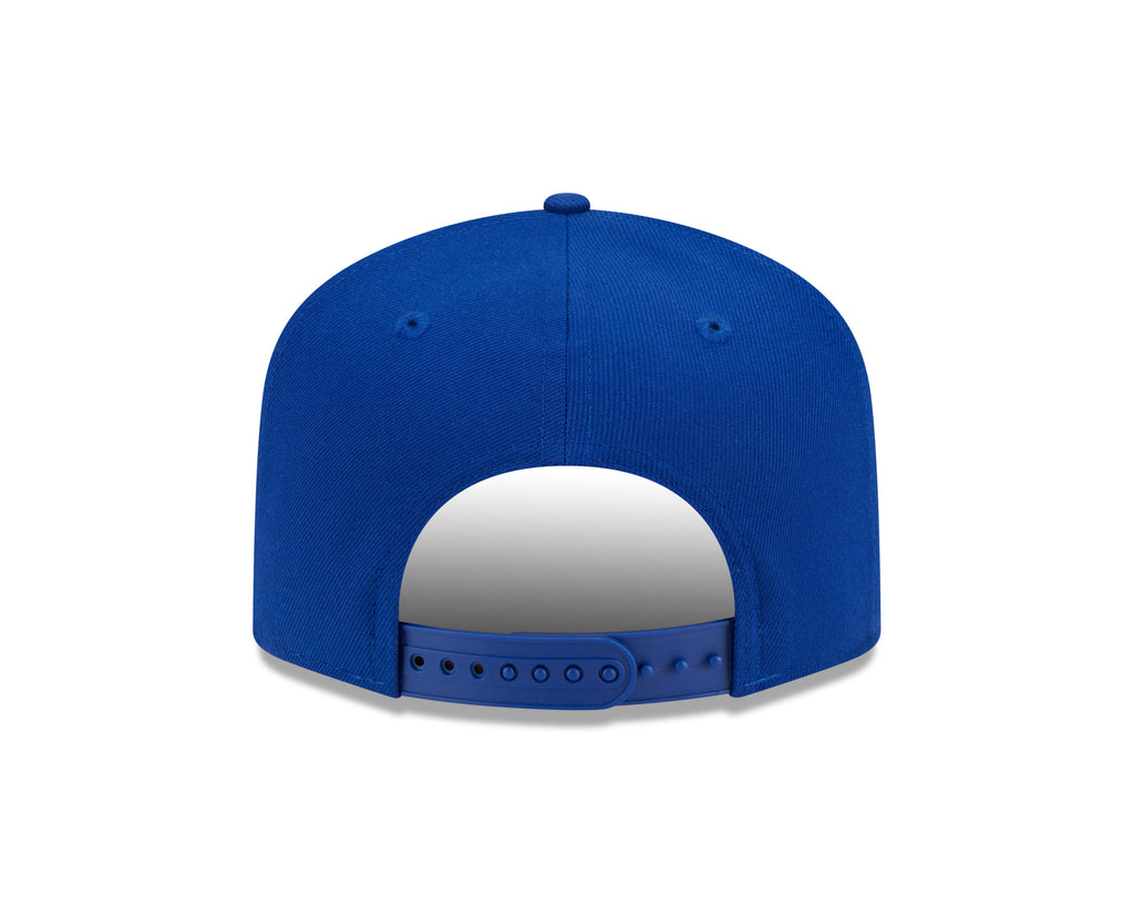 New York Islanders NHL New Era Men Royal 9FIfty Script A-Frame Snapback product image 2, provided for visual reference and