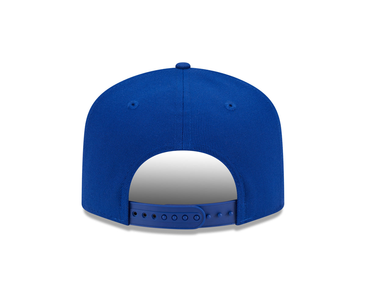 New York Islanders NHL New Era Men Royal 9FIfty Script A-Frame Snapback product image 2, provided for visual reference and