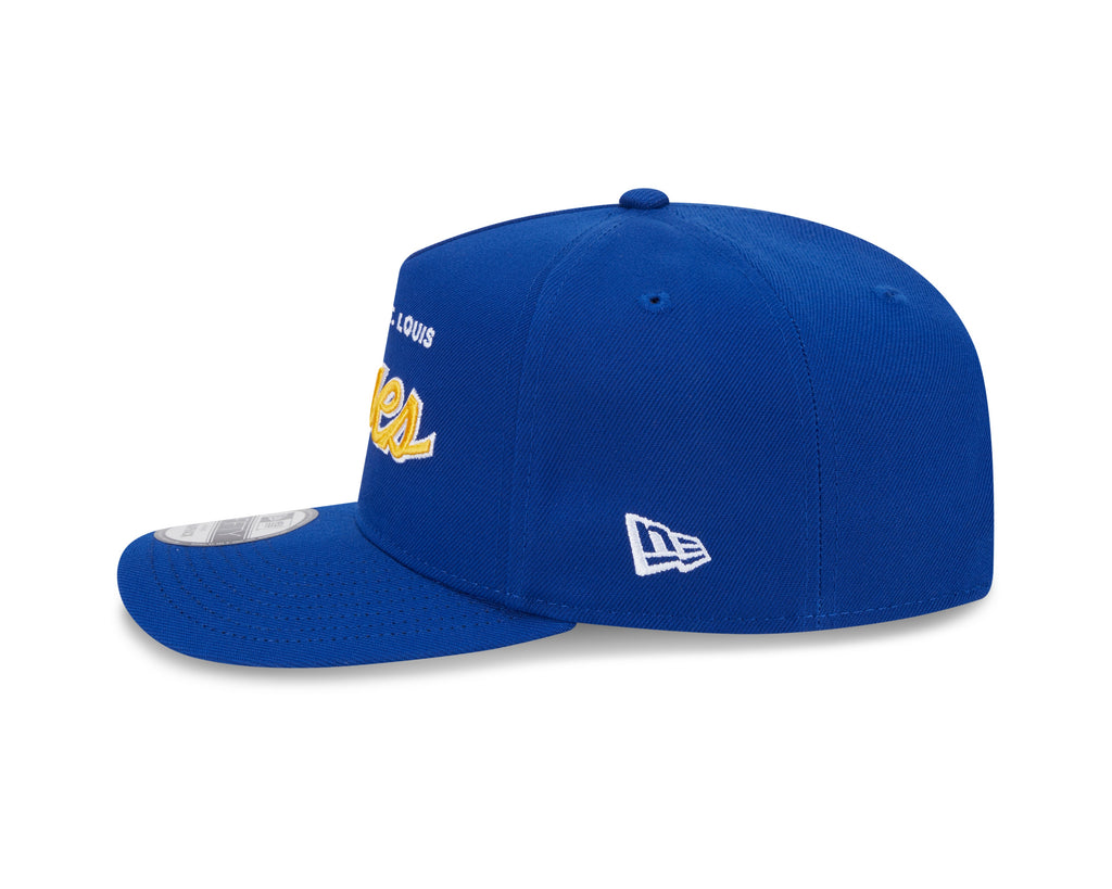 St. Louis Blues NHL New Era Men Royal 9FIfty Script A-Frame Snapback product image 3, provided for visual reference and