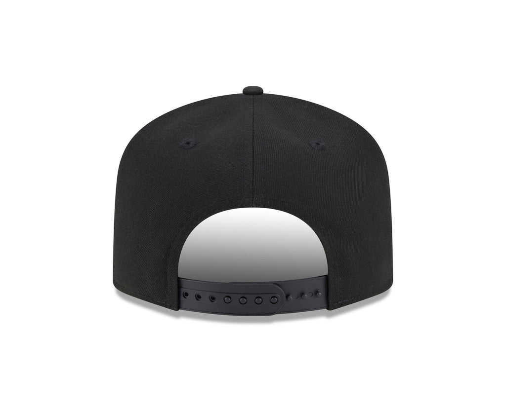 San Jose Sharks NHL New Era Men Black 9FIfty Script A-Frame Snapback product image 2, provided for visual reference and