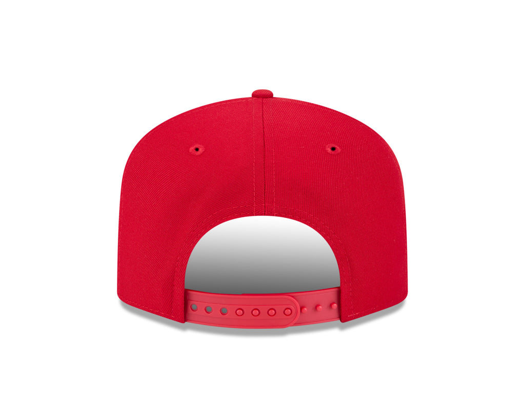 Washinton Capitals NHL New Era Men Red 9FIfty Script A-Frame Snapback product image 2, provided for visual reference and