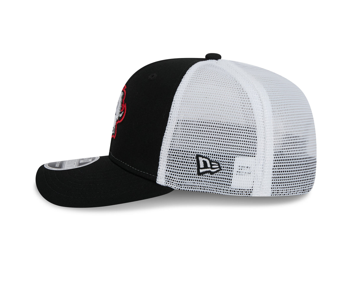 Buffalo Sabres NHL New Era Men Black 9Seventy Trucker Snapback Hat product image 5, provided for visual reference and